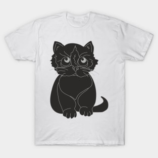 Black kitty T-Shirt